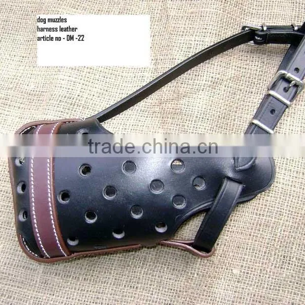 Wholesale Luxury New Design Genuine Leather Dog Muzzle photo-3