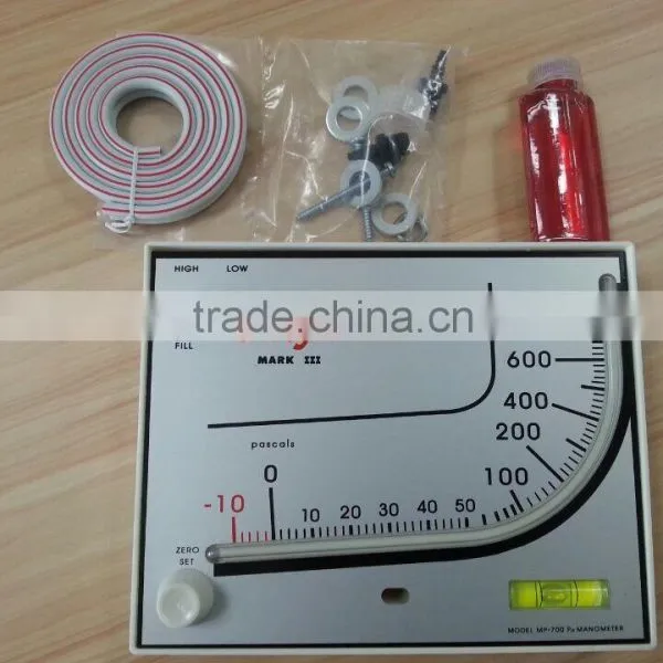 PRESSURE GUAGE MOLDED PLASTIC MANOMETER