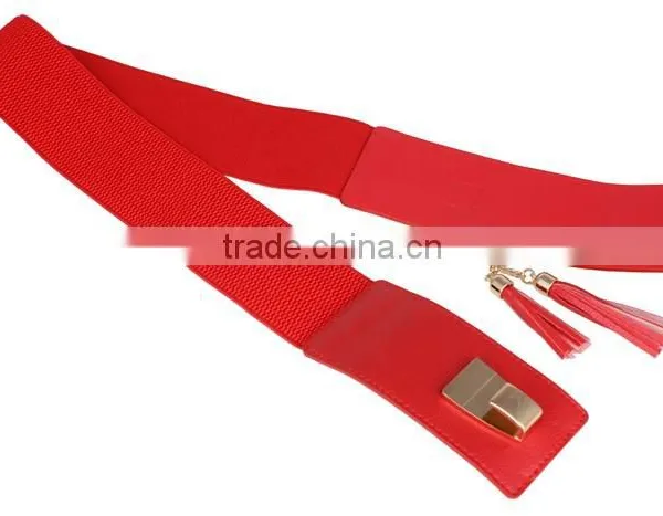2015 New Red Tassels Elastic Lady Waistband SWF-W15062903 photo-5