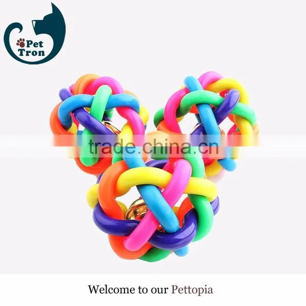 Voice Rainbow Ball Pet Dog Toy