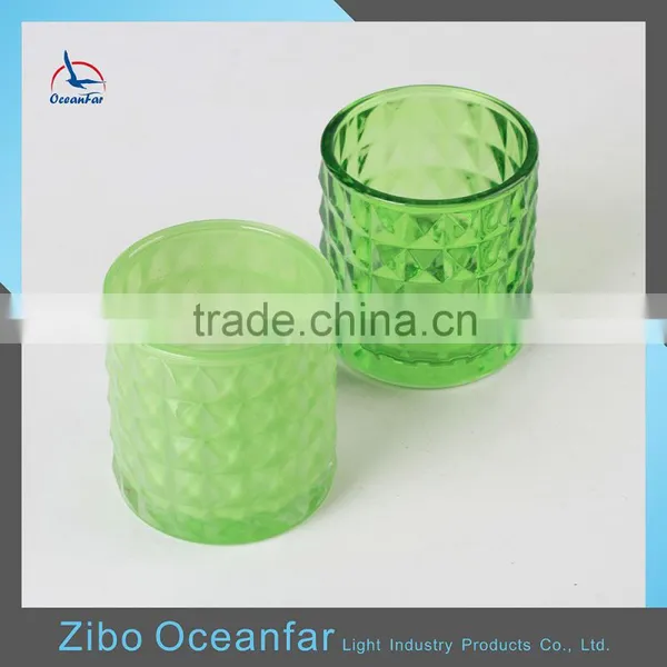 Custom Color Wholesale Glass Candle Holder Tealight Holder photo-3