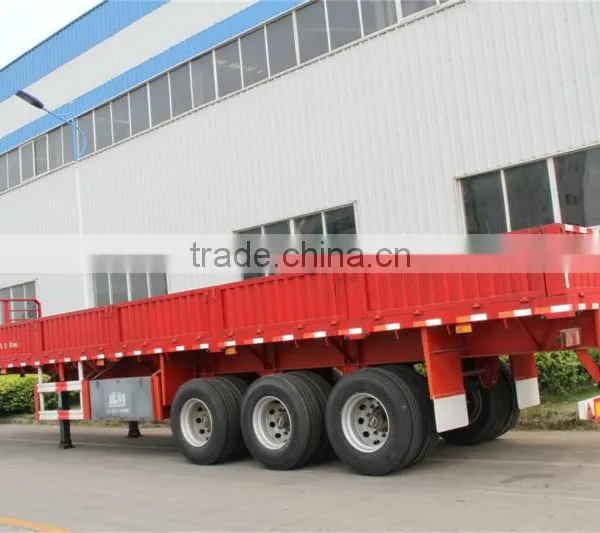 3 Axle 60t Side Wall / Fence Wall / Side Panel Semi Trailer photo-2