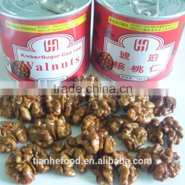 AMBER SUGAR COATED WALNUT KERNERLS
