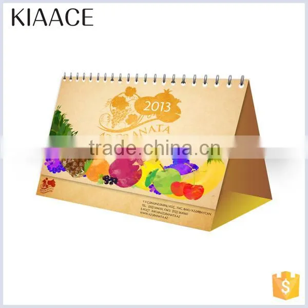 Promotional Recycling Eco Friendly Printing Paper Desk Table Calendar photo-3