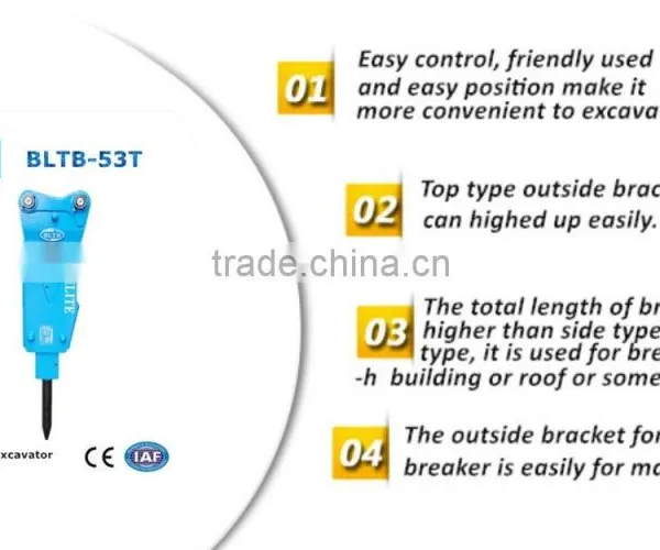 BLTB-53T Hydraulic Hammers for 2.5-4.5 Ton Excavator photo-2