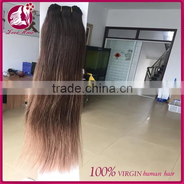#2/#8 Ombre Color Jumbo Braiding Hair Human Hair Weaving Peruvian Grade 7A Quality photo-2