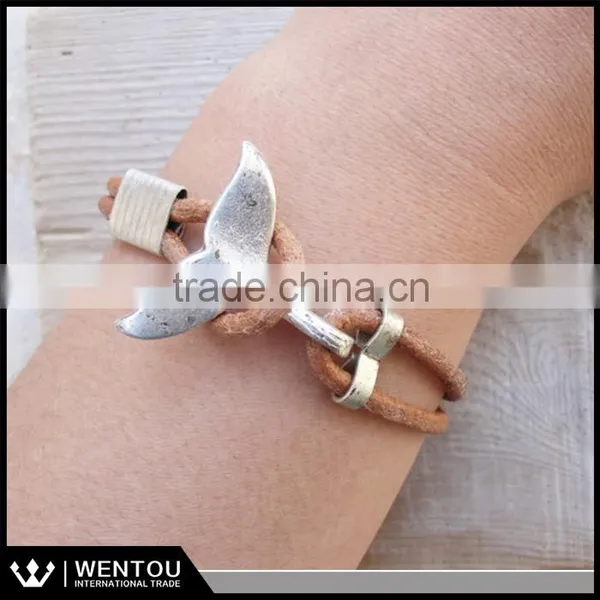 Beach Jewelry Whale Tail Bracelet photo-2