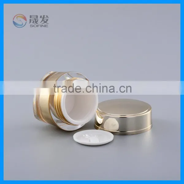Strong Usage Elagant 50G Luxury Empty Acrylic Cream Jar photo-3