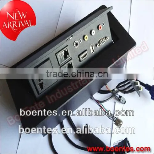 Conference Luxurious Furniture For Tabletop Pop Up Socket With USB Charger and HDMI COM photo-5