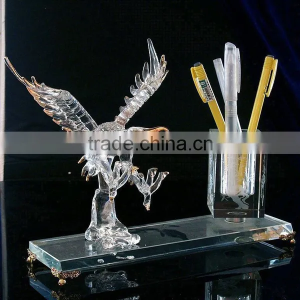 Latest Hot Selling Perfect Clock Crystal Office Set With Ball photo-2