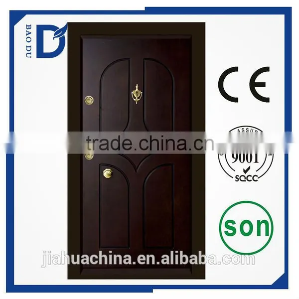 Turkish Armored Doors Carved Wooden Design Exterior Used Commerical Door in 2016 photo-5