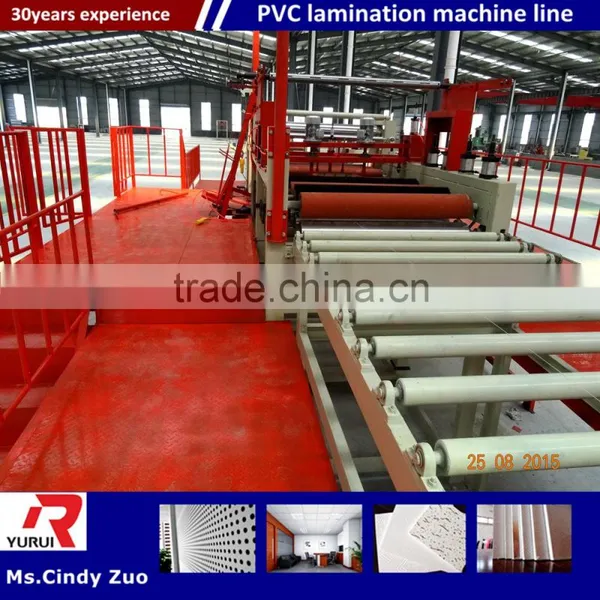 Pvc Gypsum Ceiling Board Making Machine/pvc Gypsum Board Ceiling Decoration Machine photo-3