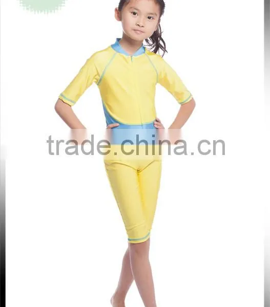 Girls Islamic Muslim Full Cover Modest Fit Swimsuit Beachwear Swimming Costumes photo-2