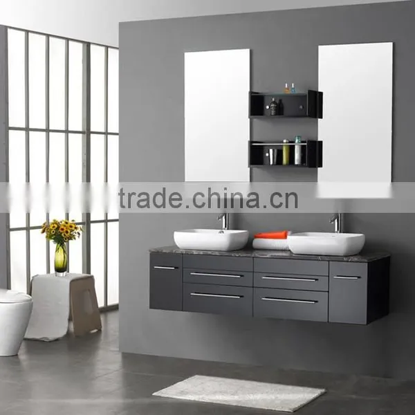 Modular Melamine Wall Mounted Bathroom Mirror Cabinet India photo-5