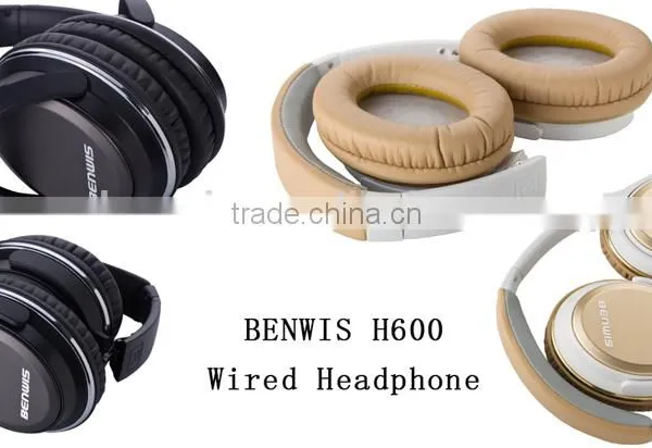 Good Quality Wired Headphone Computer Accessories Stereo Computer Headphone BENWIS H600 photo-3