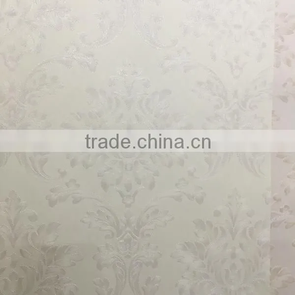 Embossed Wallpaper With Beautiful Pear Gloss European Flowers photo-2