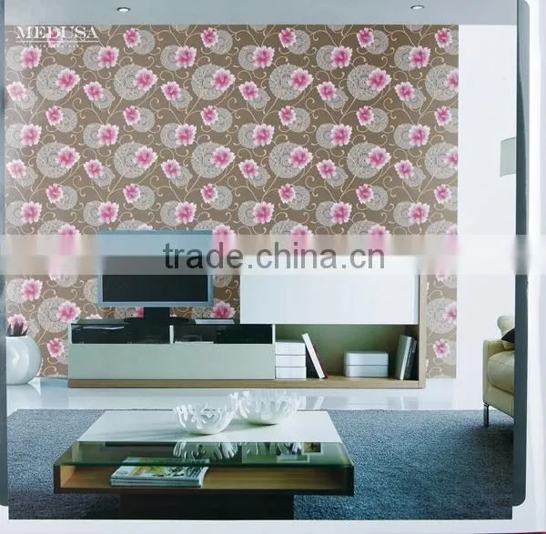 Vinyl Wallpaper With Chinese Beautiful Flowers photo-6