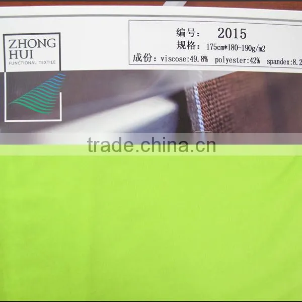 60S Viscose Spandex Rib 175cm*180g/m2 for Garments ZH2015