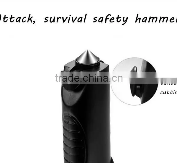 2016 New Hot Survival Functions of Waterproof Mobile Power Safety Hammer Flashlight photo-3