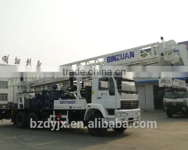 Exported to Senegal 400m Full Hydraulic Truck Mounted Water Well Drilling Rig photo-2