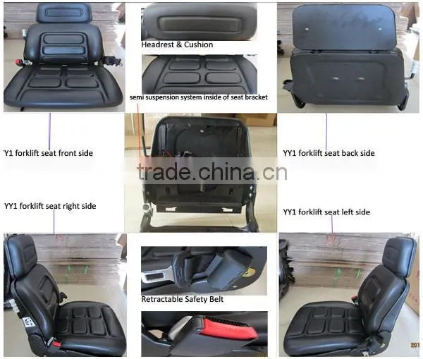 Heli Forklift Parts Forklift Seat With Semi Suspension(YY1) photo-4