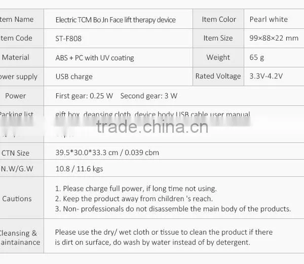 Mini Facial Lifing Electric Personal Beauty Massager for V Shaped Face photo-3