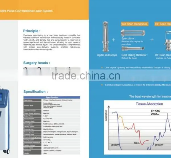 Skin Tightening Wrinkle Removal Professional Laser Fractional CO2 Fractional Laser For Scar Removal photo-5