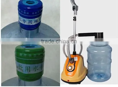 small manual shrink film wrapping machine for bottle water, cap shrink sealing machine