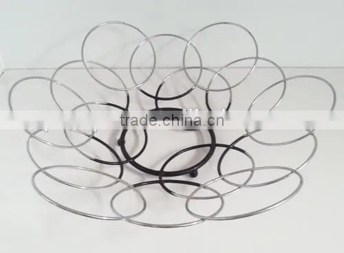 Powder Coating/Chrome Plating/PVC Coating Metal Fruit Busket photo-4
