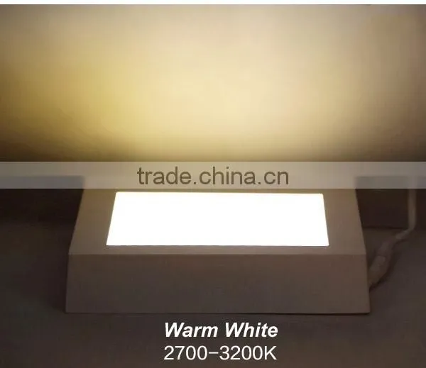 86V 265V Suare Surface Mounted LED Panel Light 6W 12W 18W 24W 2700K 4200K 6500K photo-5