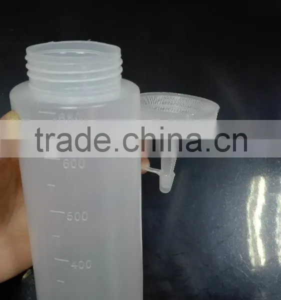 680ml Clear Plastic Ketchup Sauce Soy Squeeze Bottles With Screw Cap photo-2