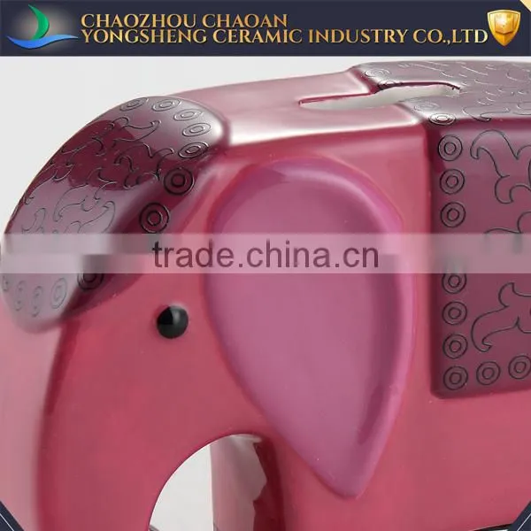 Elephant Ceramic Piggy Bank For Children photo-2