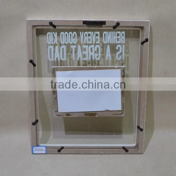 Customized Double Side Glass Photo Picture Frame With Screen Printing photo-3