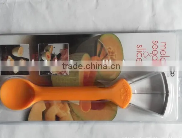 CY164 Watermelon Melon Fruit Baller Kitchen Fruit Salad Decration Graver Ice Cream Scoop DIY Fruits Tools photo-2
