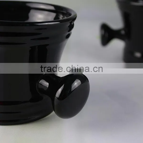 Factory Wholesale Custom Porcelain Ceramic Soap Mug, Shaving Bowl With Handle photo-3