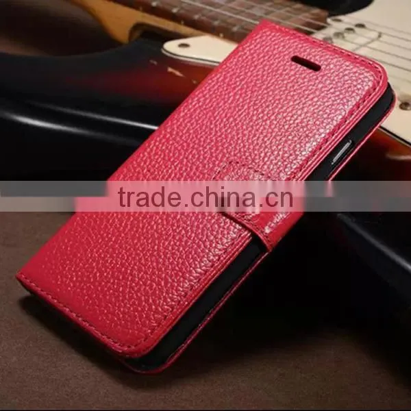 Factory in Stock PU Leather Mobile Phone Flip Case for IPhone 6 photo-5