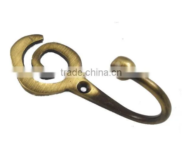 Brass Hooks For Home Clothes Hanging photo-2