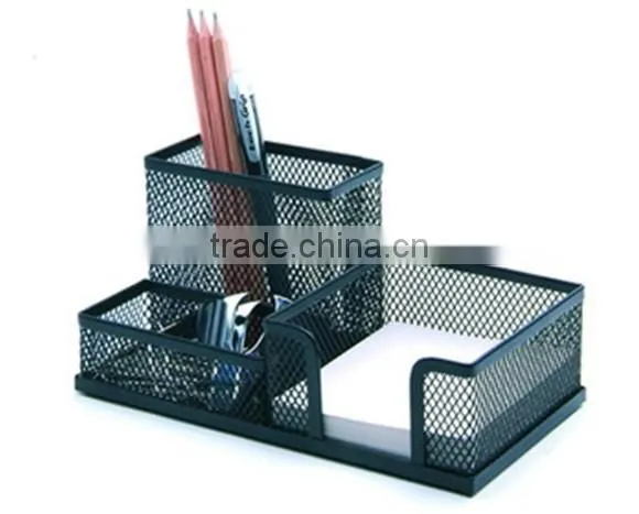 Multifunction Metal Mesh Pen Holder Storage Desktop Small Items School Office Supplies Desk Organizer photo-2