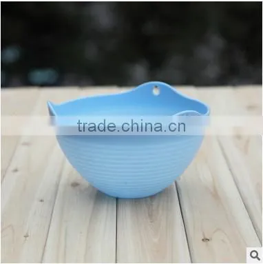 Home Garden Plastic Flower Pot Hanging Planter With Iron Chain photo-6