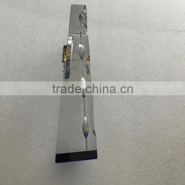 Wholesale Transparent Crystal Shield Award Trophy Manufacturer photo-4