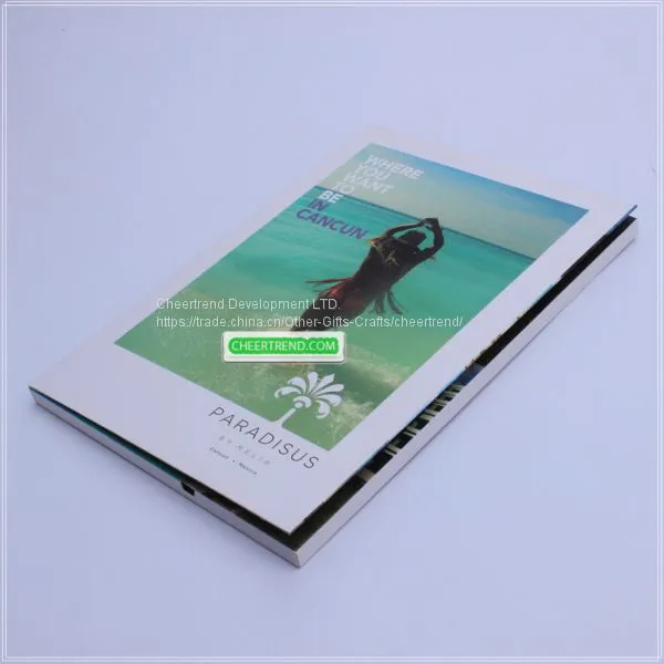 2017 Innovative 4.3″ Video Greeting Card/name Card, Custom Video Business Card photo-2