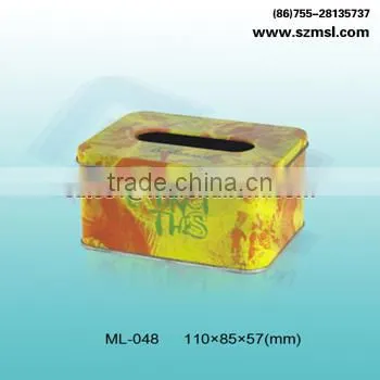 Square Tin Tissue Paper Box photo-2