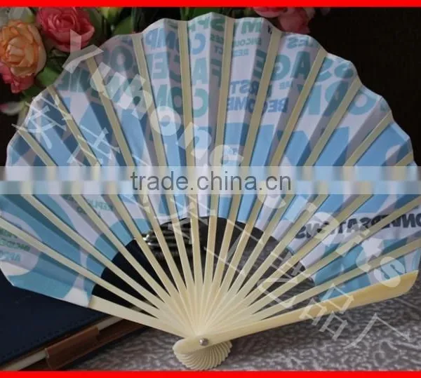 Bamboo Cloth Hand Fans for Gift photo-5
