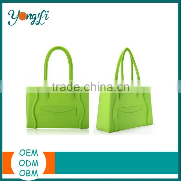 Hot Selling Rubber Silicon Fashion Handbag photo-2
