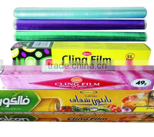 Best Fresh Pvc Food Grade Stretch Wrap Film PE Transparent Soft Cling Film photo-3