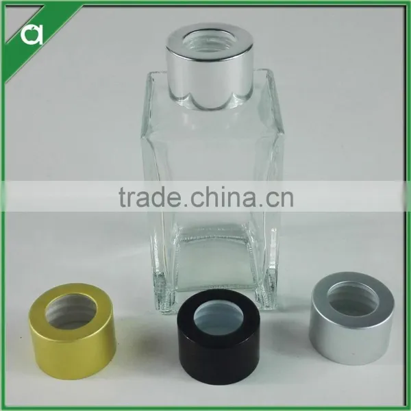 Square Glass Bottle for 100ml Reed Diffuser With Aluminium Crown Cap photo-3