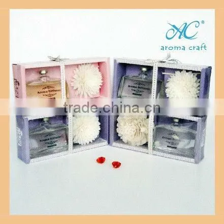 EA3-1353 Home Decoration Glass Bottle Sola Flower Perfume Diffuser Aroma Reed Diffuser photo-5