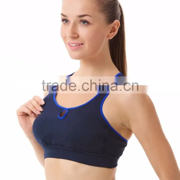 Factory Wholesale Custom Comfortable Dry Fit Fitness Bra Best Sports Bra photo-2