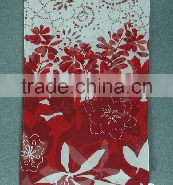 Lady Silk Scarf, Crepe GGT, Long Scarf, Tassels photo-5