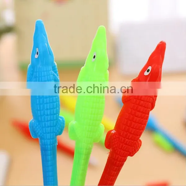Novel Creative Fancy 3d Crocodile Shaped Gel Pen photo-3